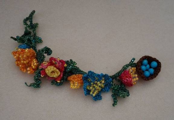 crochet garden bracelet sample sm